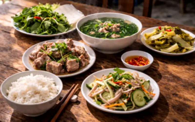 20 Mâm Cơm Gia Đình Thanh Mát Giải Ngán Sau Tết, Đậm Vị Truyền Thống Việt