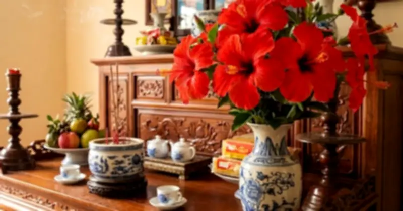 3 Loài Hoa Đẹp Nhưng 'Độc' Cần Tránh Dâng Lên Bàn Thờ Gia Tiên