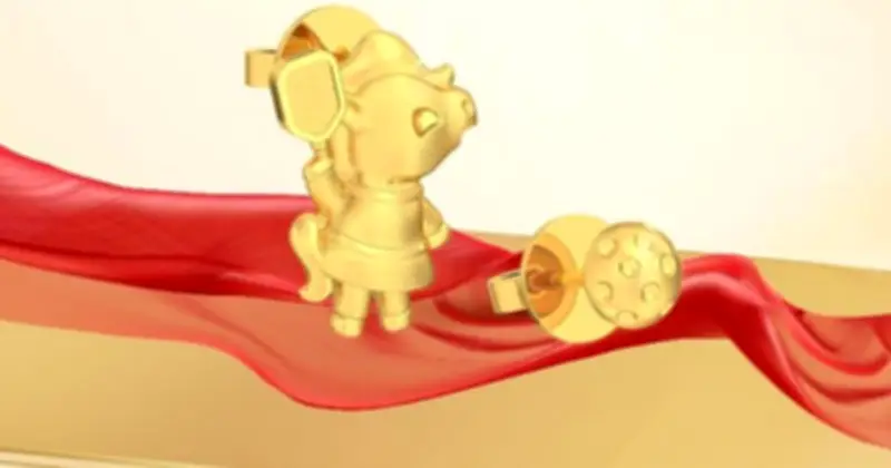 Trang sức vàng 99% hình ngựa chơi pickleball: Biểu tượng 'chất' cho Tết Bính Ngọ 2026