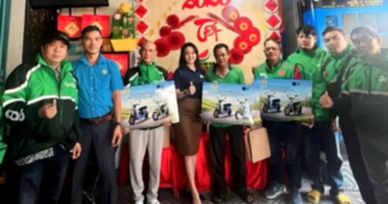 AIZEN Việt Nam Đồng Hành Cùng Nghiệp Đoàn Xe Ôm Công Nghệ Bình Tân Trong Bữa Cơm Tết Đoàn Viên