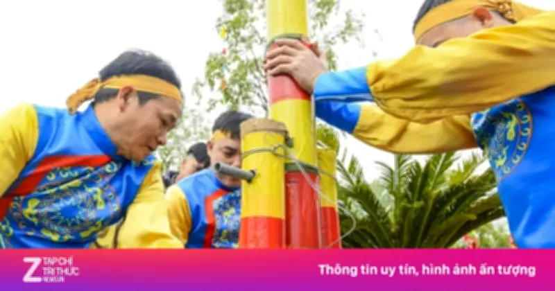 Lễ Thường Nêu Tết xưa: Phong tục cung đình triều Hồ được tái hiện sống động