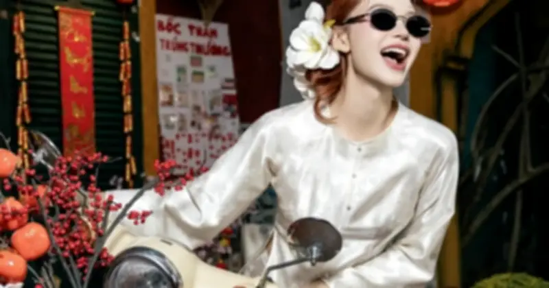 Đồ bà ba du xuân: Vẻ đẹp giản dị thăng hoa trong xu hướng thời trang Tết 2026