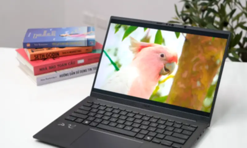Asus ZenBook 14 2026: Laptop AI đầu tiên với chip AMD Ryzen 7 445 và màn hình OLED