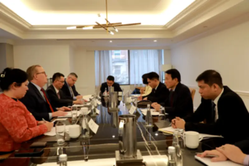 Bộ trưởng Công an Lương Tam Quang tiếp lãnh đạo Tập đoàn Amazon tại Hà Nội