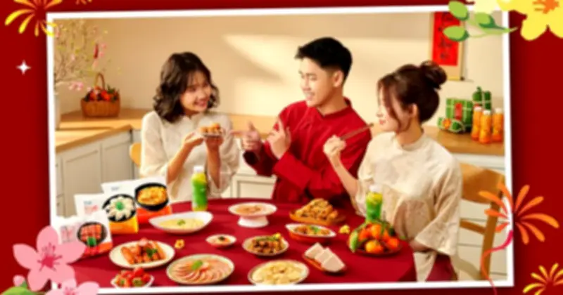 Bữa Cơm Tết Truyền Thống Được 'Làm Mới' Với Thực Phẩm Chế Biến Sẵn Chất Lượng Cao