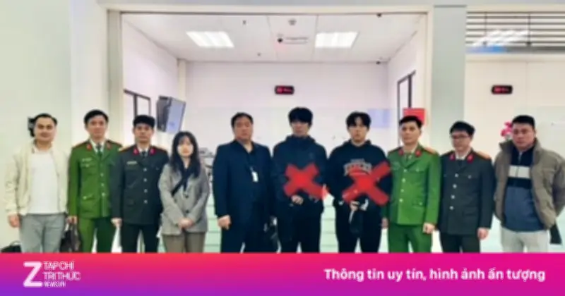 Công an Bắc Ninh bàn giao 2 đối tượng truy nã đỏ Interpol cho Hàn Quốc