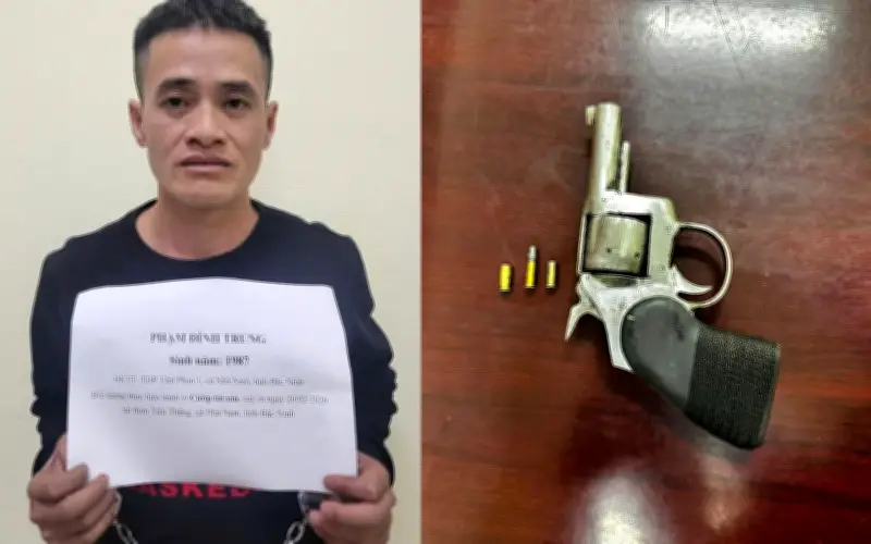 Bắc Ninh: Bắt giữ đối tượng dùng súng cướp ô tô Toyota Vios trị giá 250 triệu đồng