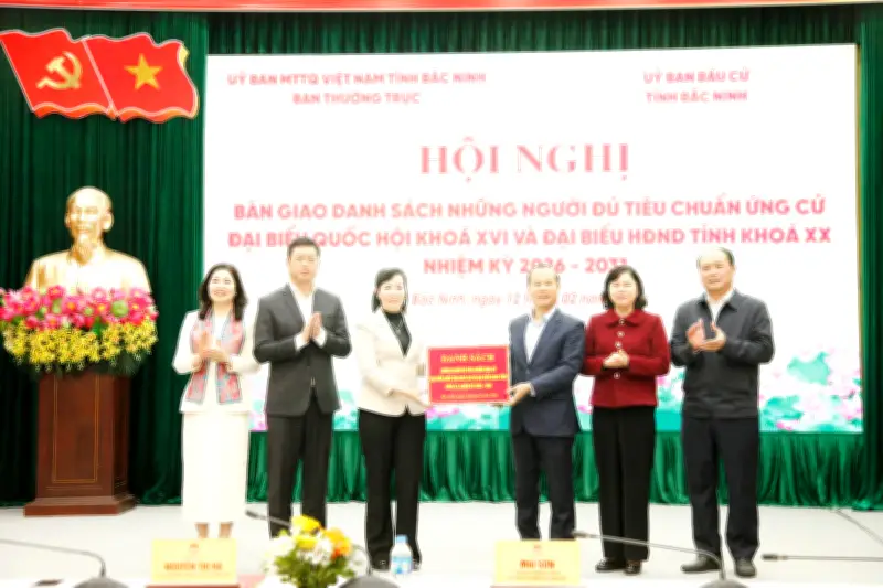 Bắc Ninh hoàn tất danh sách ứng cử viên đại biểu Quốc hội và HĐND tỉnh
