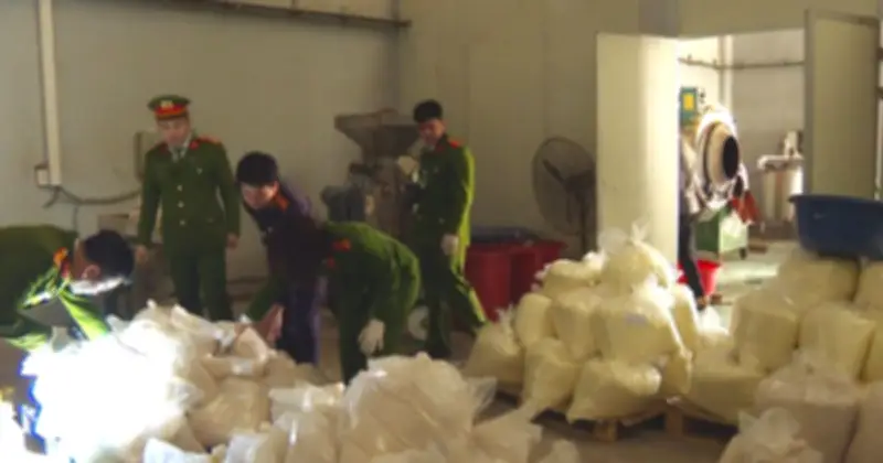 Bắc Ninh Triệt Phá Đường Dây Sản Xuất Thực Phẩm Chức Năng Giả Fucoidan