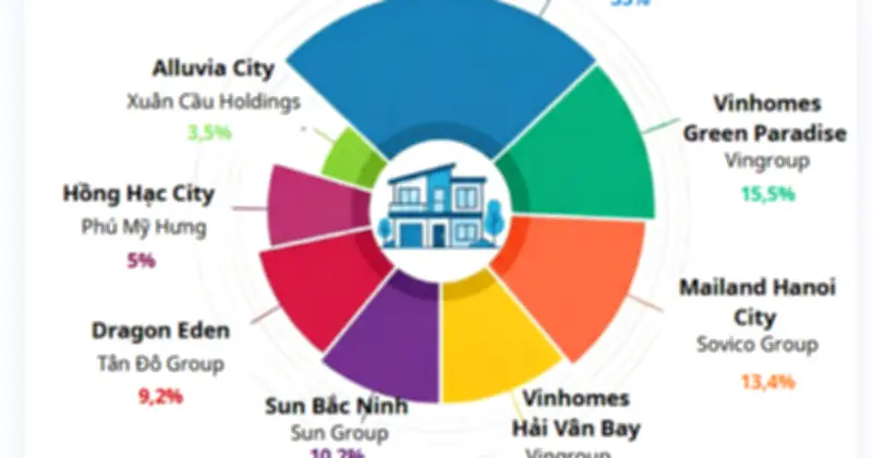 Bức tranh nguồn cung nhà thấp tầng 2026: TP.HCM và Hà Nội chiếm 39%, tập trung vào các đại đô thị