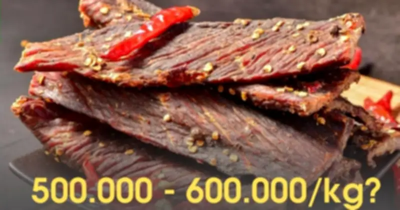 Cảnh giác bò khô giá rẻ giáp Tết: 'Ma trận' hàng giả và nguy cơ sức khỏe tiềm ẩn