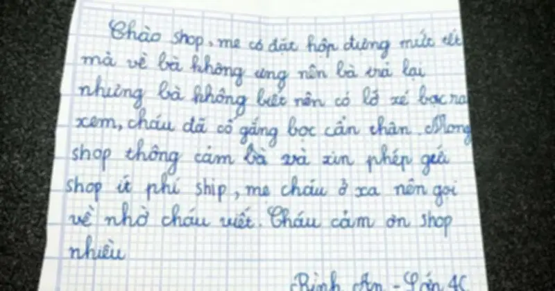 Bài học đạo đức từ tờ giấy nhắn của cậu bé lớp 4: Gia đình khéo dạy con qua ứng xử văn minh