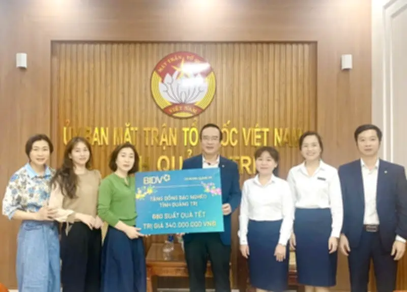 BIDV Quảng Trị Trao 680 Suất Quà Tết, Lan Tỏa Yêu Thương Mùa Xuân Ấm Áp