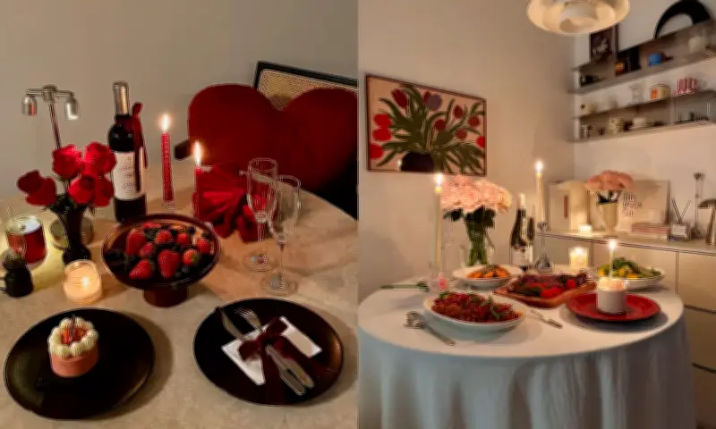 Biến Bàn Ăn Tại Gia Thành 'Nhà Hàng' Riêng Tư Dịp Valentine: Bí Quyết Trang Trí Đơn Giản