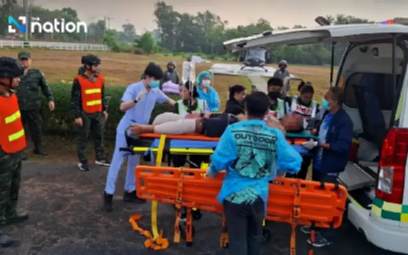 Binh sĩ Thái Lan mất chân vì mìn cũ tại biên giới tranh chấp với Campuchia