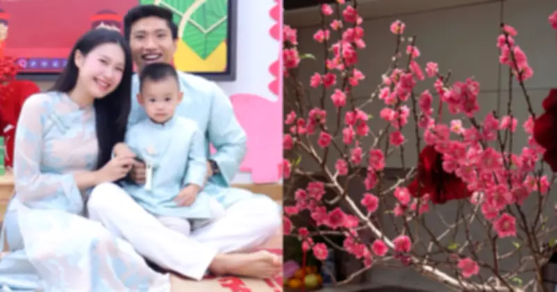 Biệt thự tiền tỷ của Văn Hậu - Hải My ngập tràn không khí Tết với gu trang trí tinh tế