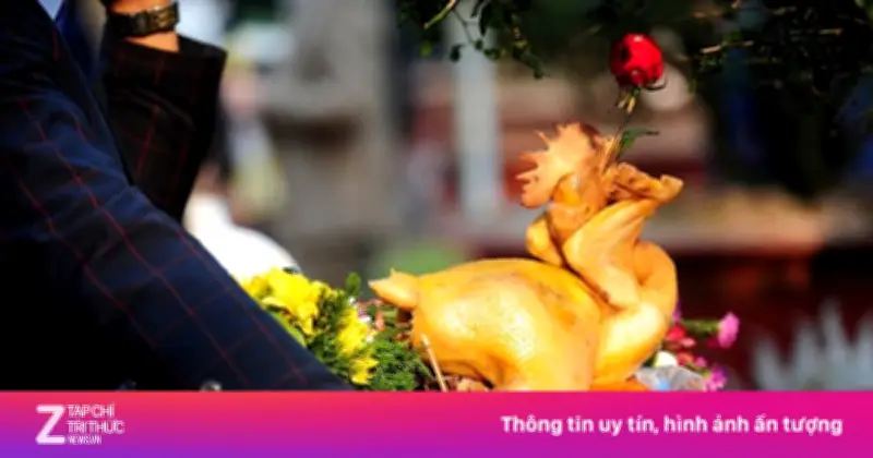 Biểu tượng văn hóa sâu sắc trong lễ vật gà trống và chân giò cúng gia tiên ngày Tết