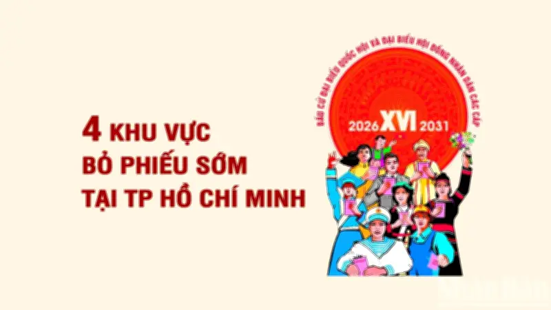 Bốn khu vực bỏ phiếu sớm tại TP.HCM: Địa điểm và quy trình chi tiết