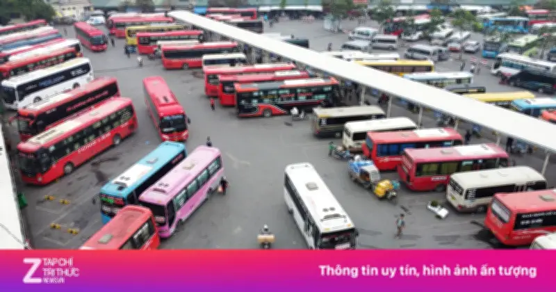 Bến xe Hà Nội phục vụ hơn 200.000 hành khách dịp Tết, tăng gấp 4 lần ngày thường