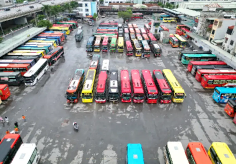 Bến Xe Nước Ngầm Tăng Cường Xe, Sẵn Sàng Phục Vụ Cao Điểm Tết