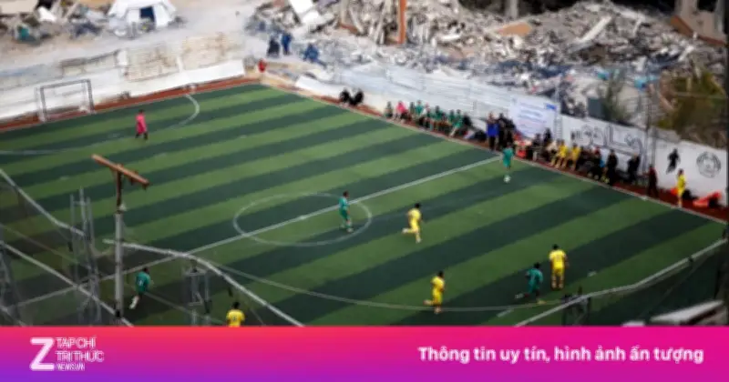 Bóng Đá Trở Lại Ở Gaza: Niềm Vui Giữa Đổ Nát Sau Hơn 2 Năm Gián Đoạn
