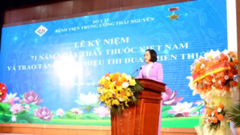 Bệnh Viện Trung Ương Thái Nguyên Đón Nhận Sự Ghi Nhận Của Phó Chủ Tịch Quốc Hội