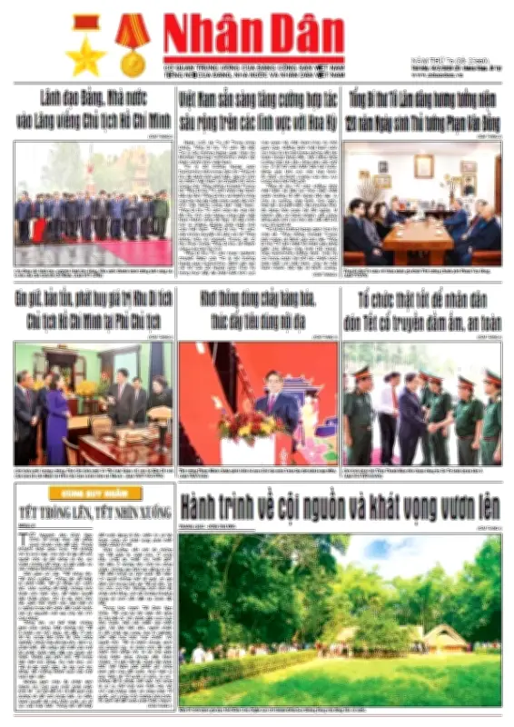 Báo Nhân Dân số 25660: Định hướng phát triển đất nước và các vấn đề xã hội nổi bật