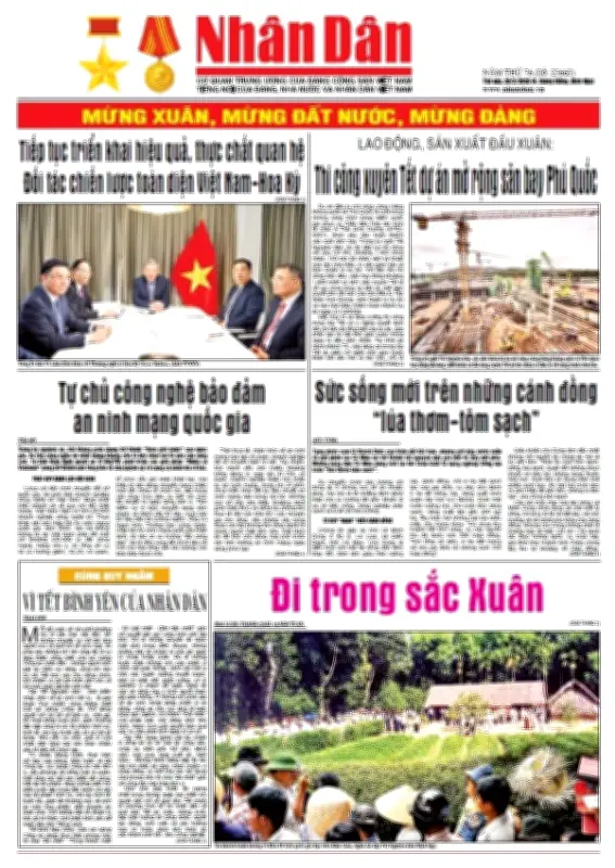 Báo Nhân Dân Số 25663: Tin tức nổi bật về chính trị, kinh tế và xã hội Việt Nam