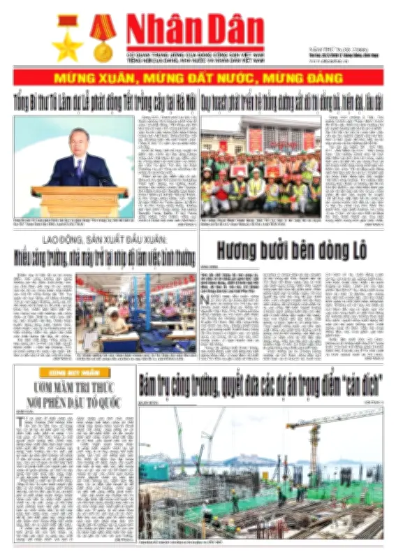 Báo Nhân Dân Số 25666: Tin tức chính trị, kinh tế, xã hội nổi bật trong ngày