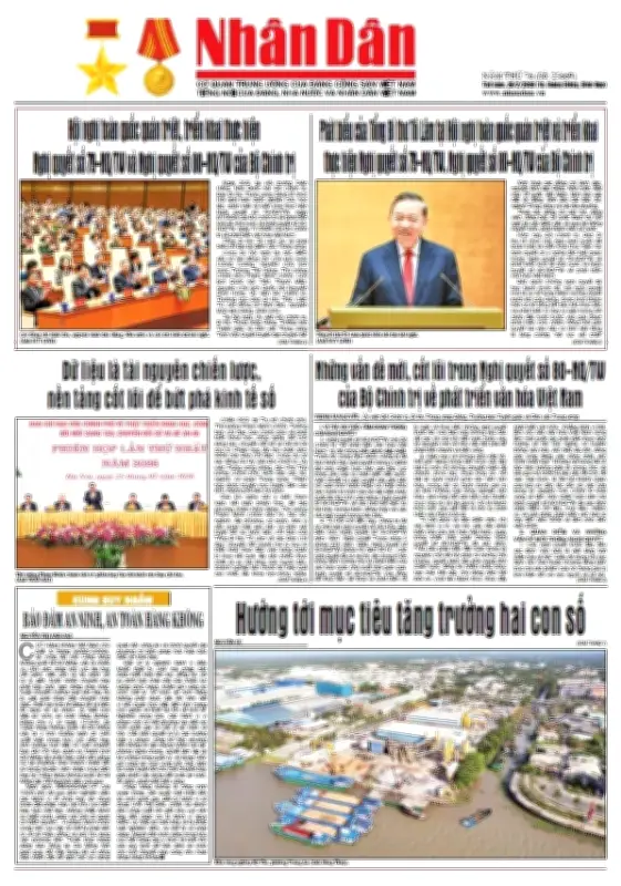 Báo Nhân Dân Số 25669: Tin tức tổng hợp từ các lĩnh vực trọng điểm