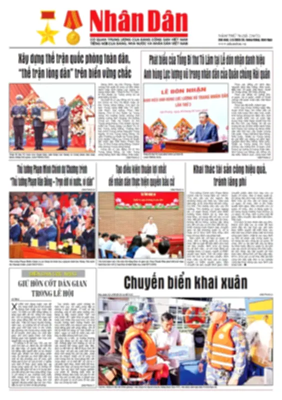 Báo Nhân Dân số 25672: Tin tức chính trị, kinh tế, xã hội nổi bật ngày 25/10/2023