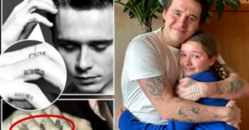Brooklyn Beckham xóa sạch hình xăm tên em ruột, gia đình Beckham rạn nứt sâu sắc