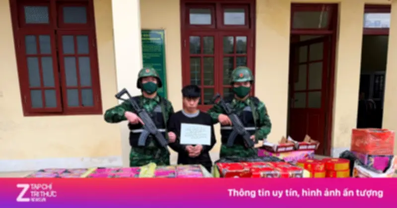 Bắt giữ đối tượng vận chuyển 143 kg pháo lậu bơi qua sông Hồng về Việt Nam