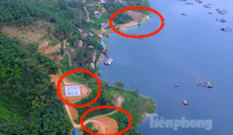 Bạt núi, lấn hồ Hoà Bình tại Phú Thọ: Vi phạm kéo dài, chính quyền chậm xử lý