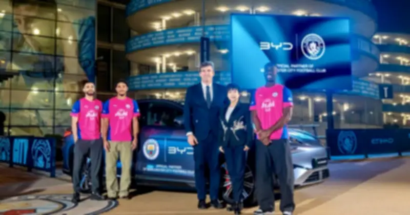 BYD Hợp Tác Với Manchester City, Thúc Đẩy Năng Lượng Xanh Trong Bóng Đá