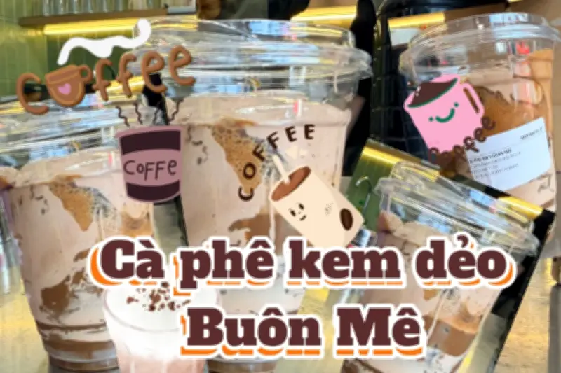 Cà Phê Kem Dẻo Buôn Mê Gây Sốt: Món Uống Độc Đáo Thu Hút Giới Trẻ Sài Thành