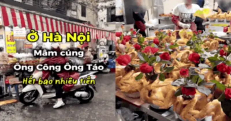 Chợ Hàng Bè: Mâm Cúng Ông Công Ông Táo Giá Hơn 1,3 Triệu Khiến Dân Tình Choáng Váng