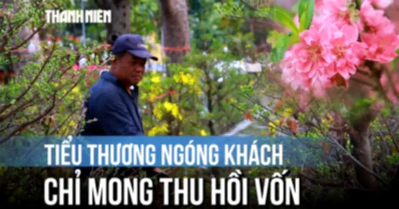 Chợ hoa Công viên 23/9 ngày 27 Tết: Tiểu thương ngóng khách, mong mỏi một điều