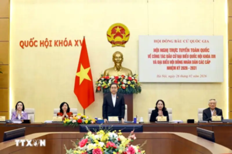 Chủ tịch Quốc hội chủ trì hội nghị toàn quốc triển khai công tác bầu cử