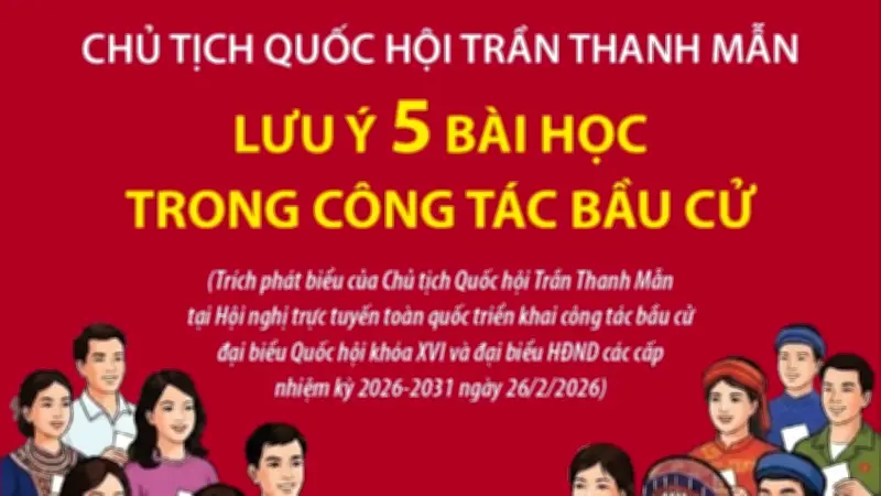 Chủ tịch Quốc hội Trần Thanh Mẫn chủ trì hội nghị triển khai công tác bầu cử đại biểu Quốc hội khóa XVI