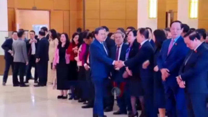 Chủ tịch Quốc hội Trần Thanh Mẫn gặp mặt cán bộ sau Tết, nhấn mạnh năm 2026 bứt phá phát triển