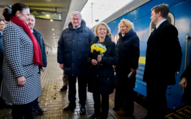 Chủ tịch Ủy ban châu Âu cùng lãnh đạo Bắc Âu thăm Kiev, thể hiện ủng hộ Ukraine sau 4 năm xung đột