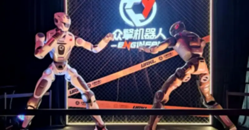 Trung Quốc Khai Mạc Giải Đấu Robot Hình Người Đối Kháng Đầu Tiên Thế Giới
