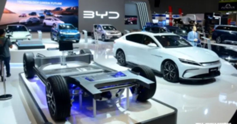 Ô tô Trung Quốc chiếm 35,6% thị phần toàn cầu năm 2025 nhờ lợi thế xe năng lượng mới