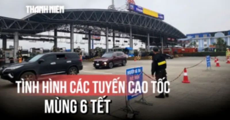 Chiều Mùng 6 Tết, Ô Tô Được Phép Đi Ngược Chiều Trên Cao Tốc Pháp Vân