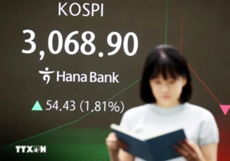 Chứng khoán Hàn Quốc lập kỷ lục mới bất chấp biến động địa chính trị
