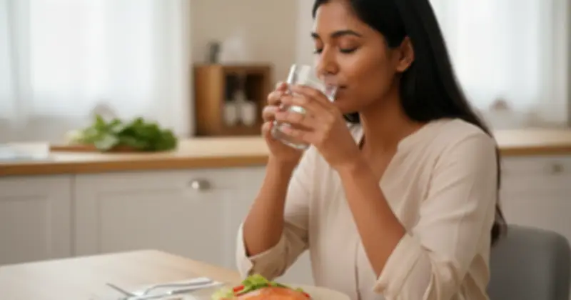 Chuyên gia dinh dưỡng giải mã: Uống nước sau ăn không làm chậm tiêu hóa