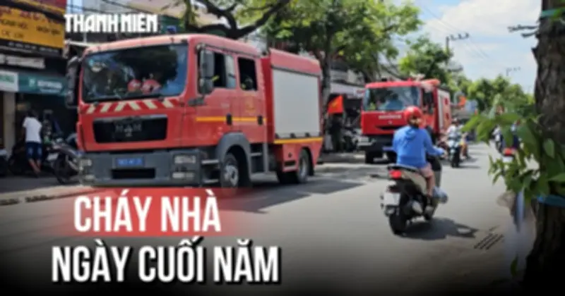 Cháy nhà trên tỉnh lộ 10 ngày 29 Tết, thiệt hại nặng nề