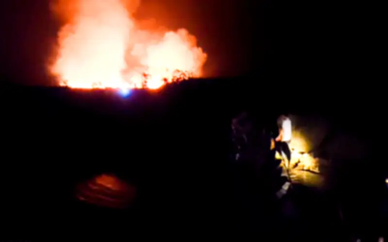 Cháy rừng tràm tại Khu bảo tồn Phú Mỹ, An Giang: Hơn 2 công đất bị thiêu rụi