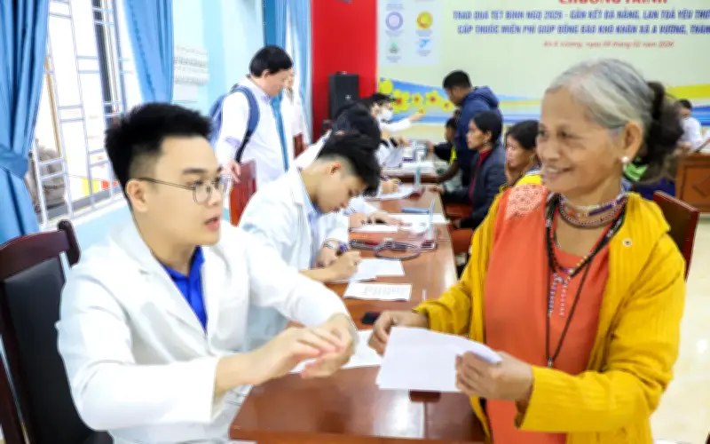 Chương trình Tết 2026 tại Đà Nẵng: Trao 1.300 suất quà và khám sức khỏe sàng lọc